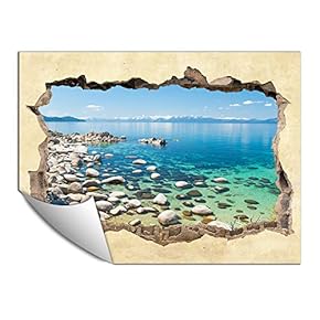 Wall Paper Small Wall Mural Creative 3D Photo Wall Art Removable Wall Decoration for Bedroom Living Room - 24x32 inches