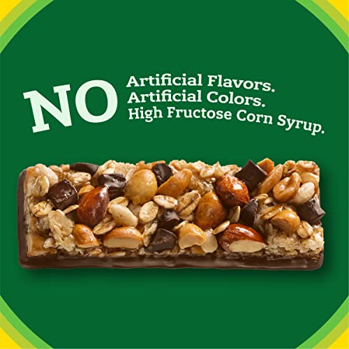 NATURE VALLEY SWEET AND SALTY NUT BARS, DARK CHOCOLATE PEANUT ALMOND, 6 BARS, 7.2 OZ