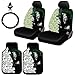 New Design 8 Pieces DC Comic Joker Car Seat Covers Floor Mats and Steering Wheel Cover Set with Air Freshener