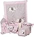 Boutique Pink Gray Elephant 13pcs Crib Bedding Sets