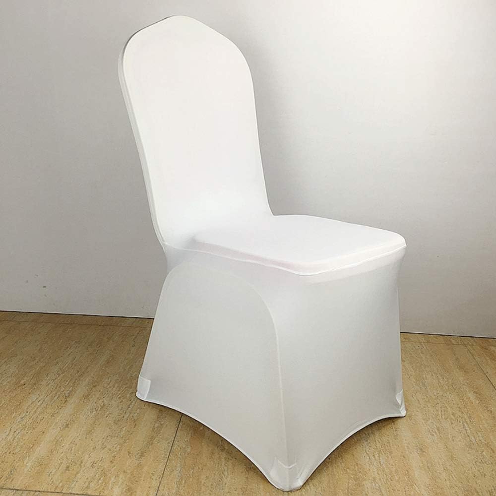 WENSINL Set of 50pcs White Stretch Spandex Chair Covers for Banquet Wedding Party Dining Decoration (50): Kitchen & Dining