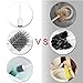 Glendan Toilet Brush and Holder Upgraded Modern Design with Soft Bristle,Bathroom Toilet Bowl Brush Set,Toilet Cleaning Brush Kit (Flooring)