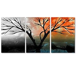 Canvas Wall Art Colorful Abstract Cloud...
