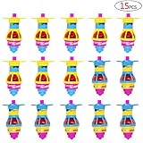 15 Pack Tops with Gyroscope, Light Up Spinning Tops, LED Flashing Spinners with Gyroscope