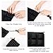 Haerniubi Seat Cushion Air/Water Inflatable Chair Pad for Wheelchair, Office Chair, Cars, Home Living, Pressure Relief Pillow, Adjustable Volume & Softness Non-Slip Hip Protector (Black)