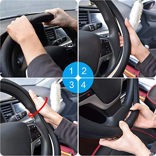 5 Ylife+Microfiber+Steering+Universal+Breathable