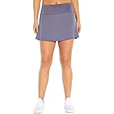 Marika Womens Carla High Rise Back Pocket Skort