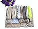 RayLineDo 16 Meters Assorted Vintage Style Lace Ribbon Trim Bridal Wedding Scalloped Edge Crochet Lace DIY Sewing Accessory Collection B