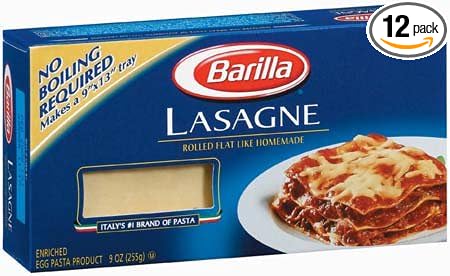 Barilla Lasagna Noodles Nutrition – Besto Blog