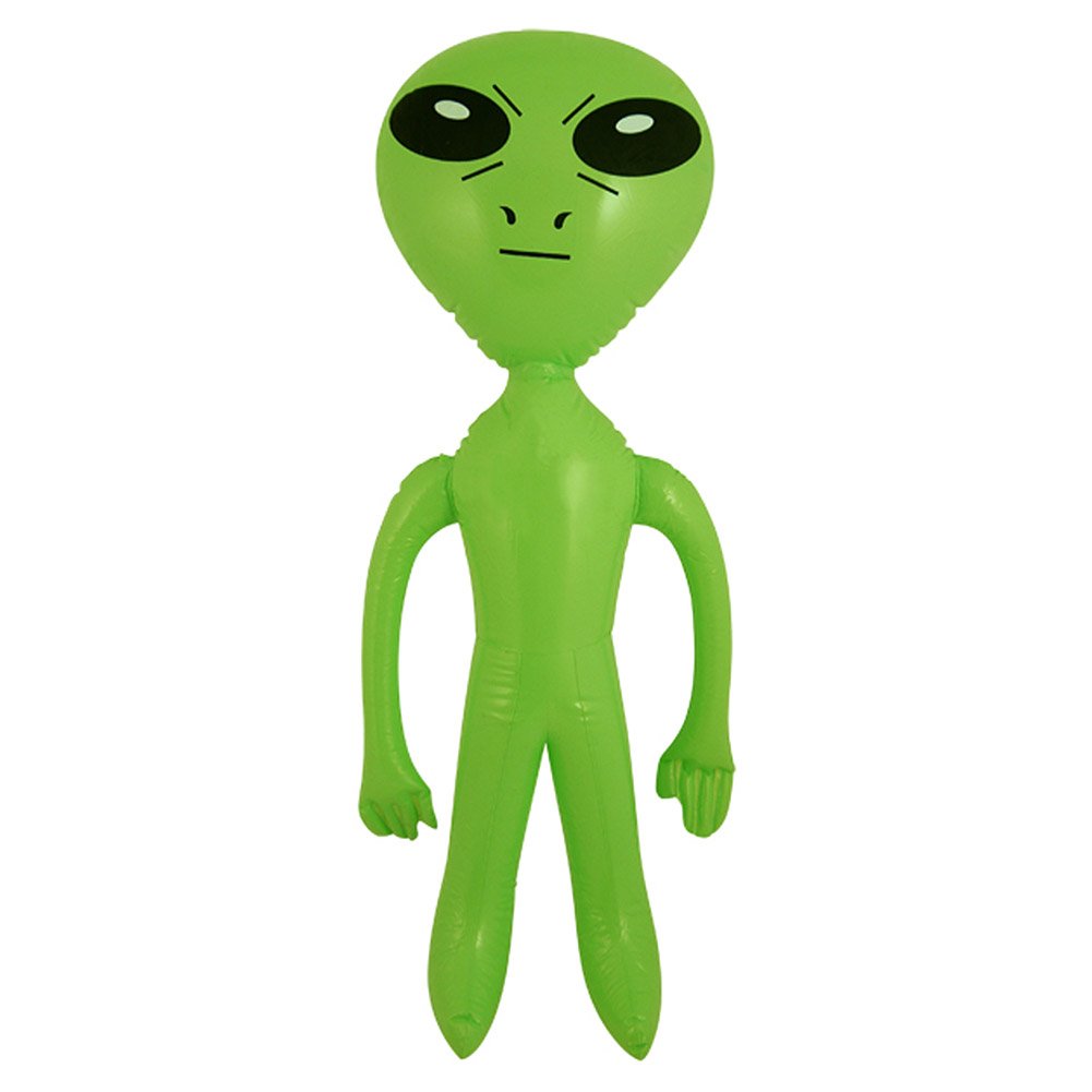 Henbrandt Inflatable Blow Up Green 64 cm Alien Space Ship Party Accessory (Green)