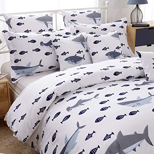 shark bed set twin