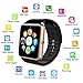 EiffelT Smart watch GT08 Touch Screen Bluetooth WristWatch with Camera/SIM Card Slot/Sleep Monitoring for Android (Full Functions) and IOS (Partial Functions) (Rose Gold)