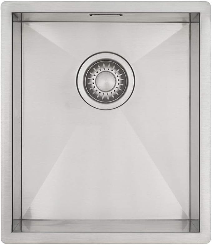 Edelstahl Küchenspüle/Spülbecken MIZZO Quadro 34-40 Flächenbündig