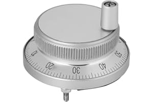 WALFRONT Hand Wheel Pulse Encoder Mill Router Manual Control For CNC System, 5V 60MM(White) manual pulse generator wheel optical encoder cnc handwheel bwgp cnc handwheel