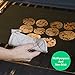 Vremi 3-Pack Nonstick Oven Liner Set - Heavy Duty and Heat Resistant Oven Liners for Electric Grill Gas Microwave and Toaster Ovens Rack - BPA and PFOA Free Reusable Non Stick Sheet Protectors