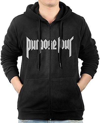 Mens Justin Bieber Purpose Tour Cool Zipped Sweatshirt