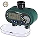 Gideon Dual Digital Valve Water Hose Irrigation Sprinkler Controller System with Automatic Timer - Battery Powered