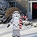 Gemmy Industries Star Wars Stormtrooper Holding Can Christmas Inflatable White/Black Fabric 42
