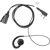 JEUYOEDE Walkie Talkie Earpiece with Mic Compatible for Kenwood Radio | Surveillance Headset Also Fit Baofeng BF-F8HP UV-5R UV-82 Retevis RT15 RT21