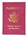 MARSHAL 601 USA Gold Genuine Leather Passport Cover for Travel with Credit Card Slots (Pink)