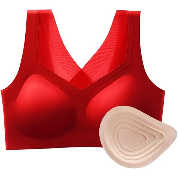 ANRIO Sujetador De Bolsillo De Algodón Para Mujeres Mayores Mastectomía
