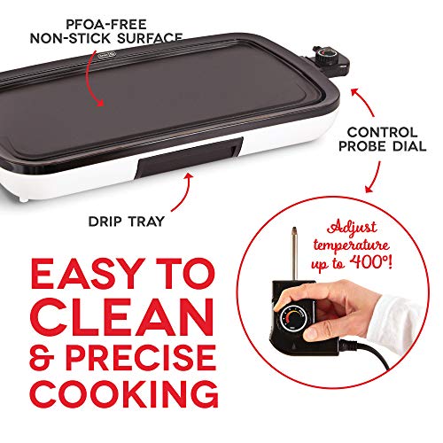 Dash Everyday Nonstick Electric Griddle for Pancakes, Burgers