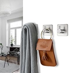 FOTYRIG Adhesive Towel Hooks No Drill Wall Hooks