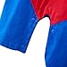 A&J Design Baby Boys' Superman Short Sleeve Romper Costume (6-9 Months)