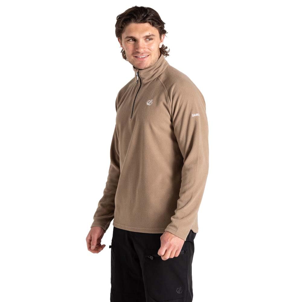 Dare2b Mens Freethink Ii Half Zip Sweatshirt Jacket Fleece, Clay, XXL EU