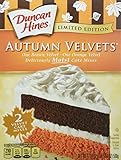 Duncan Hines Limited Edition Autumn Velvets Cake Mix (Pack of 2)