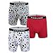 FEELIKE Boy's Underwear Give-N-Go Boy's Boxer Brief Boxer Shorts with Charming Soccer Design