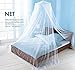 Yanglovele Round Hoop Bed Canopy Netting Mosquito Bedding Net Fit Crib, Twin, Full, Queen, King (White) by Yanglovele