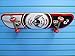 Source One LLC Premium Skateboard Storage Display Rack, Invisible Clear (Wall Mnt - Skateboard)