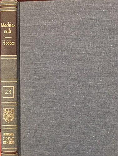 The Prince by Machiavelli - Leviathan by Thomas Hobbs - 1952 Edition - Volume 23 - Great Books of the Western World (23)