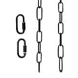 Zucosue 3 Feet Industrial Light Fixture Chain,Metal