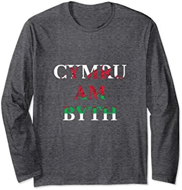 Unisex Cymru Am Byth Welsh Dragon - Wales Shirt XL: Dark Heather