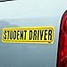 Set of 3 Student Driver Magnet Highly Reflective New Driver Vehicle Bumper Magnet Car Signs Magnetic Sticker Large Bold Visible Text (12 inches Please be Patient)