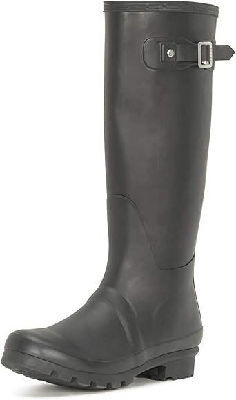 tall black wellies