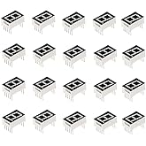 EC Buying 20PCS 0.56" 1 Bit 7 Segment Display Common Cathode Digital Tube 0.56Inch 10Pin Red LED Display Digital Tube