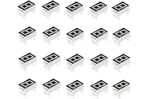 EC Buying 20PCS 0.56" 1 Bit 7 Segment Display Common Cathode Digital Tube 0.56Inch 10Pin Red LED Display Digital Tube