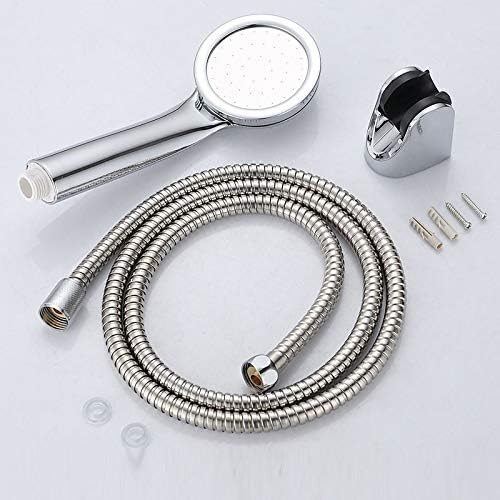 ROTOOY Taps Thin Hand-Held Supercharged Shower Head Pressurized Shower Head Hose Water Heater Set