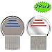 2 Pack Professional Stainless Steel Comb