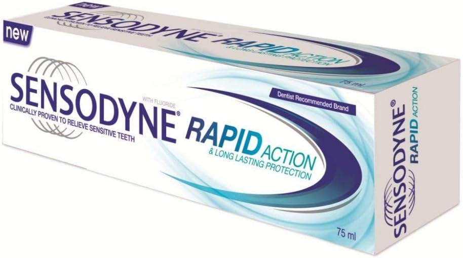 Sensodyne Rapid Action Toothpaste, 75 ml, 75 ml (Pack of 1)