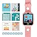 aolee Kids Phone Smart Watch Games Watch for 4-15 Years Old Children Digital Watch Touch Screen Camera Anti-Lost Pedometer Clock etc (Pink)