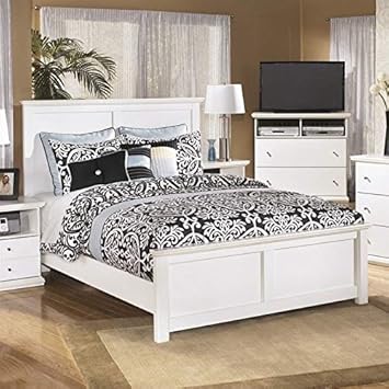 Amazon Com Ashley Furniture Bostwick Shoals Wood Queen Panel Bed