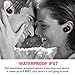 Upgraded 2019 True Wireless Bluetooth Earbuds - 24 Hours Playtime Quality Stereo Sound - Latest 5.0 Strong Connection, Memory-Foam Earmuffs Headphones - Truly in-Ear Earphones, Built-in Microphone