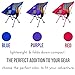 Nenda collapsible beach hiking foldable camp light sports outdoor picnic festival gear chairs adults men women kids blue