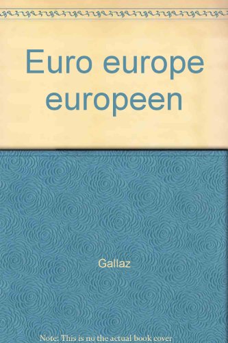 Euro, Europe, Européens