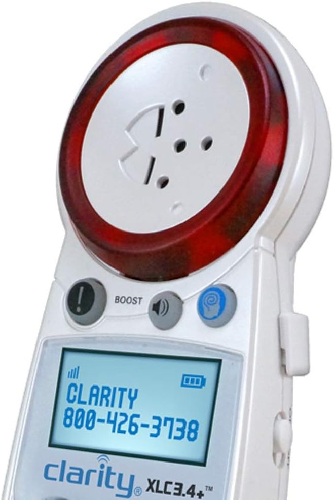 Clarity XLC3.4+ DECT 6.0 Extra Loud Big Button Speakerphone with Talking Caller ID : Cordless Telephones : Electronics