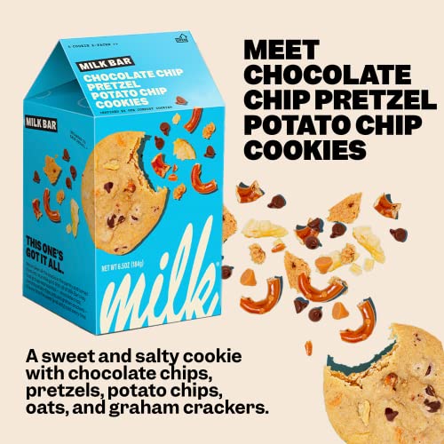 MILK BAR Chocolate Chip Cookie with Potato Chips, Pretzels, Coffee